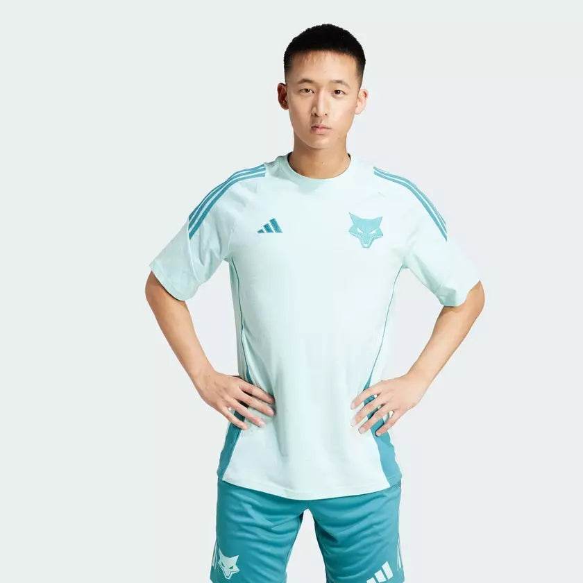 Camisa Cruzeiro 2025 Treino Azul Turquesa Claro - Masculina