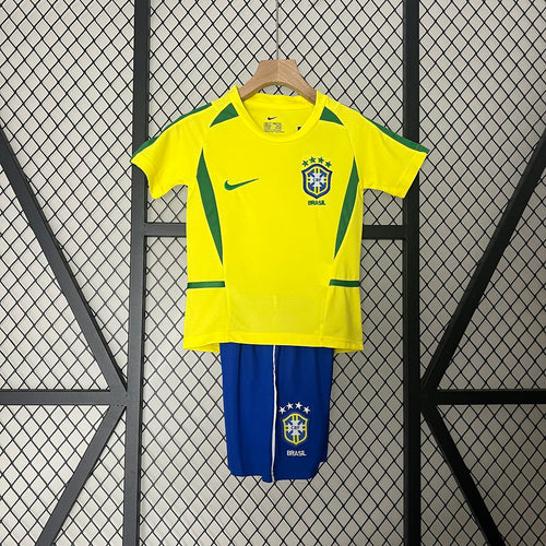 Brazil Home Retro Kids Kit 2002