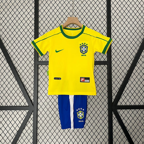 Brazil Home Retro Kids Kit 1998