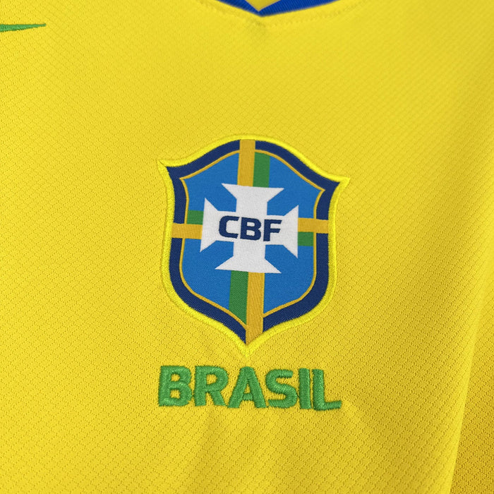 Brazil 2025/26 Home Fan Version Jersey - Brasil