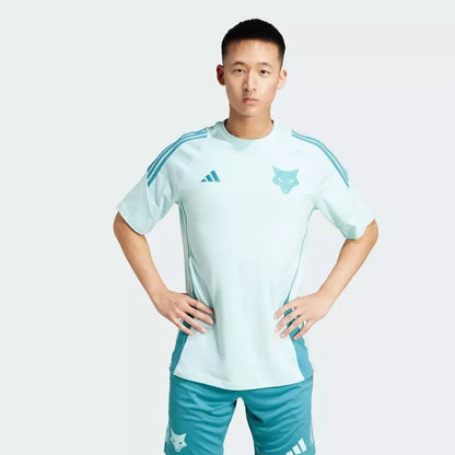 Camisa Cruzeiro 2025 Treino Azul Turquesa Claro - Masculina