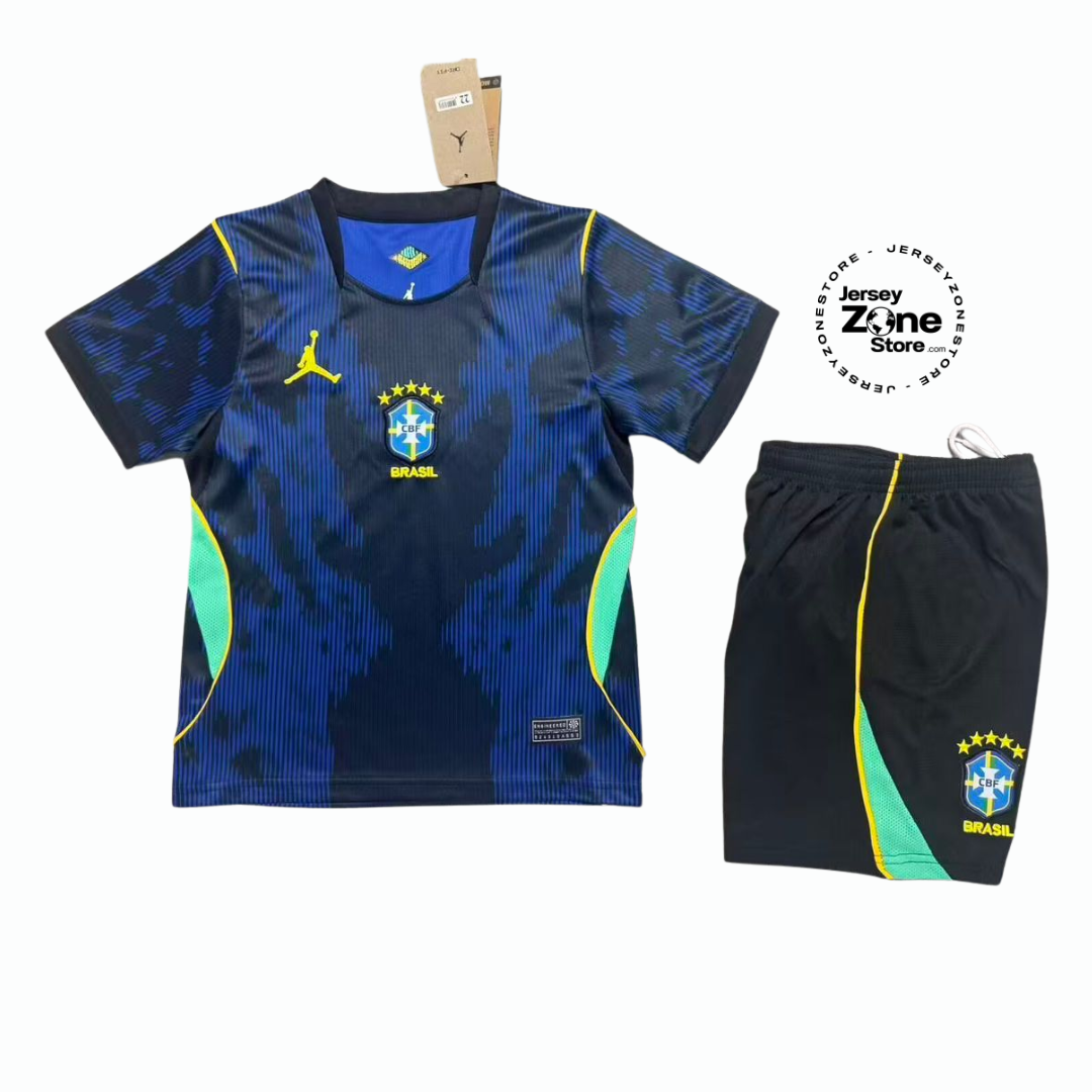 Brazil Infantil Jordan Away 2026 World Cup - Kit Kids Brasil