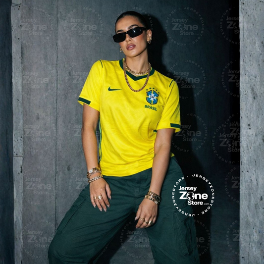 Camisa Brazil COPA 2026 Feminina -  Versão Fan Brasil