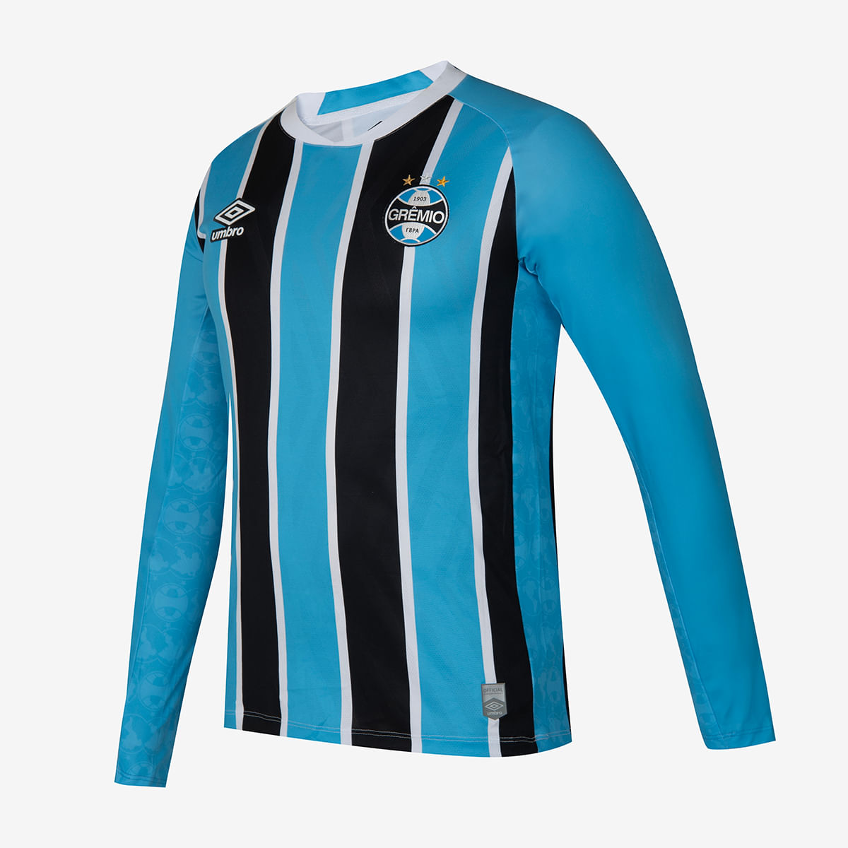 Camisa Ml Masculina Umbro Gremio Of.1 2025 Torcedor S/N