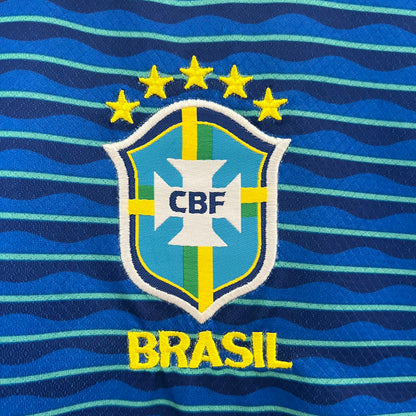 Brazil Away Retro Kids Kit 2024