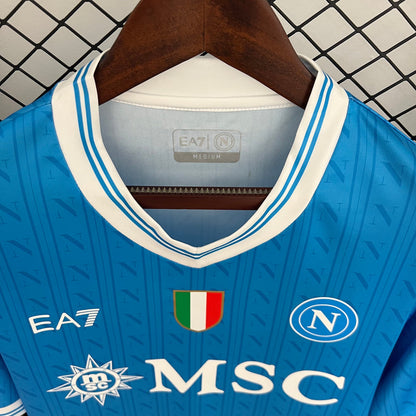 Camisa Napoli Home 25/26 Torcedor Masculina - Azul