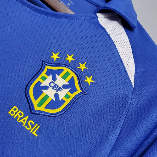 Brazil 2002 II Away Jersey - Retro Version