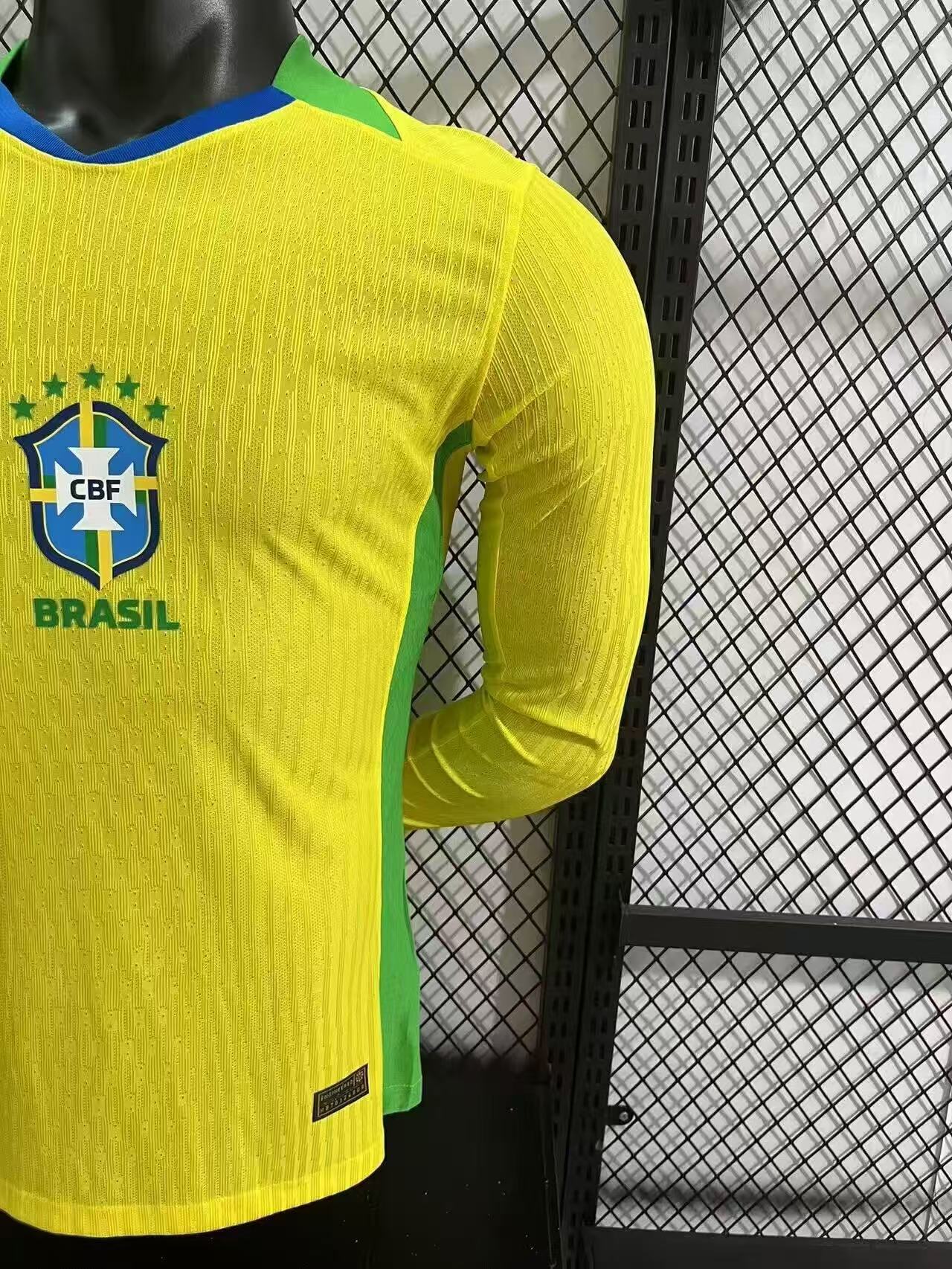 Brazil 2025/26 Authentic Player [Slim Fit] Player [Slim Fit] Player [Slim Fit] Player Long Sleeve Brasil [Slim Fit]