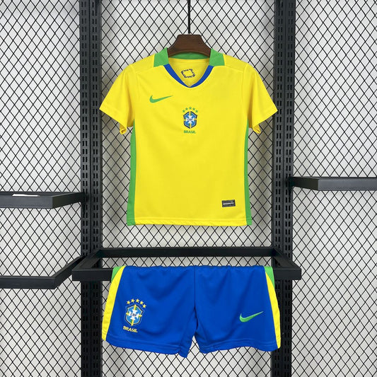 Brazil 2025/26 Home Kids Kit Brasil