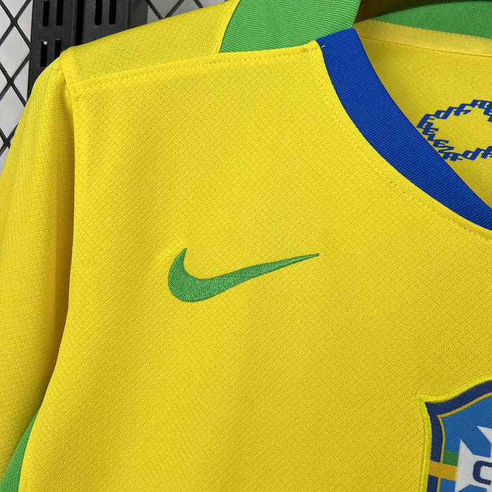 Brazil 2025/26 Home Fan Version Jersey - Brasil