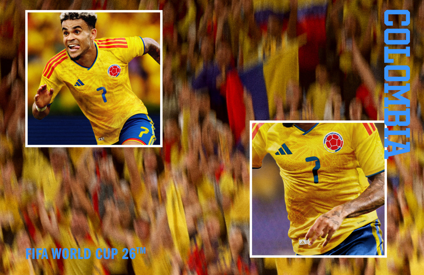 Camisa I da Seleção da Colômbia 26 Infantil