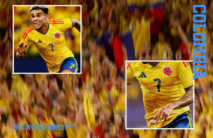 Camisa I da Seleção da Colômbia 26 Infantil