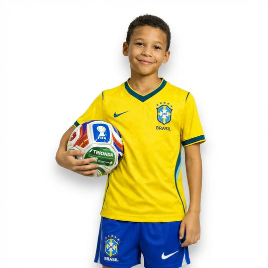 Conjunto Infantil Brazil World Cup 2026 Kit Kids