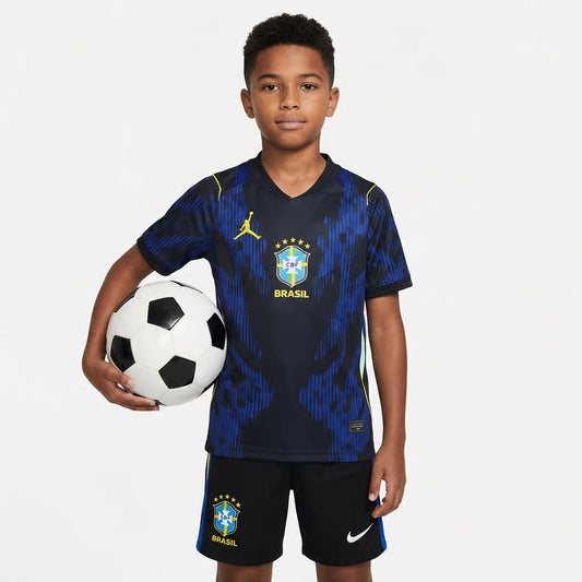 Brazil Infantil Jordan Away 2026 World Cup - Kit Kids Brasil