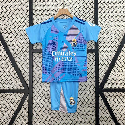 KIT INFANTIL REAL MADRID - GOLEIRO 24/25